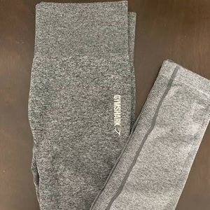 Gymshark Ombre Seamless Leggings Black/light Grey